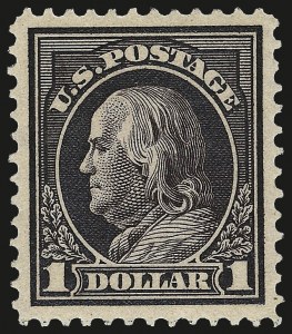 Sale 967, Lot 4748, 1912-14 Washington-Franklin Issue (Scott 405-423)