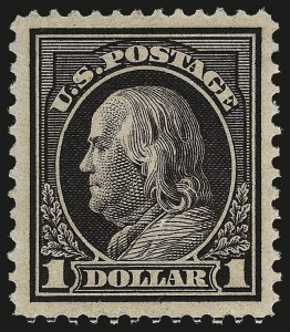 Sale 967, Lot 4749, 1912-14 Washington-Franklin Issue (Scott 405-423)