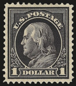 Sale 967, Lot 4751, 1912-14 Washington-Franklin Issue (Scott 405-423)