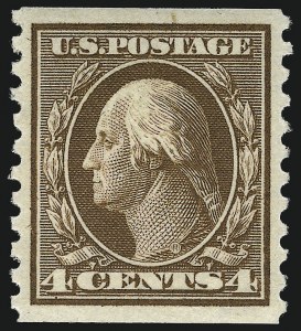 Sale 967, Lot 4785, 1913-15 Washington-Franklin Issues (Scott 424-461)