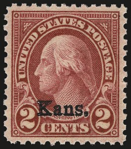 Sale 967, Lot 4991, Kans.-Nebr. Overprints (Scott 659-678)