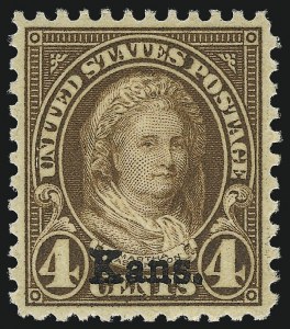 Sale Number 967, Lot Number 4992, Kans.-Nebr. Overprints (Scott 659-678)