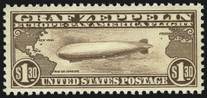 Sale 967, Lot 5054, Air Post Graf Zeppelin Issue (Scott C13-C15)