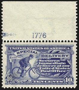 Sale 967, Lot 5078, Special Delivery, Registration (E, F)