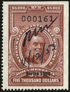 Sale 967, Lot 5256, Revenues (Second and Later Issues)