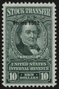 Sale 967, Lot 5279, Revenues (Proprietary and Stock Transfer)