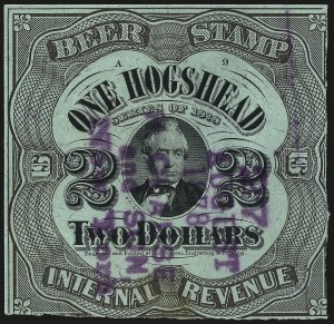 Sale 967, Lot 5293, Revenues (Beer Stamps)