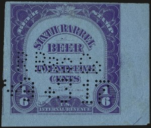Sale 967, Lot 5296, Revenues (Beer Stamps)