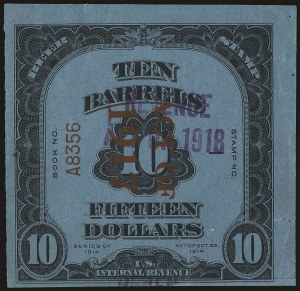 Sale 967, Lot 5300, Revenues (Beer Stamps)