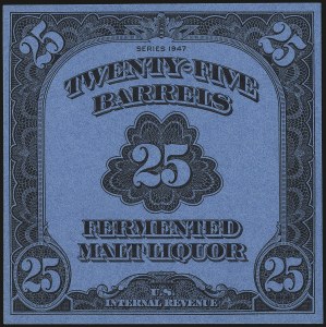 Sale 967, Lot 5303, Revenues (Beer Stamps)