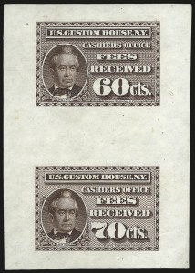 Sale 967, Lot 5330, Revenues (Narcotics, Customs Fee, Revenue Stamped Paper)