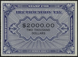 Sale 967, Lot 5350, Revenues (Distilled Spirits, Rectification)