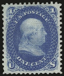 Sale 968, Lot 110, 1868 Regular-Production Grilled Issue (E Grill, Scott 86-91)