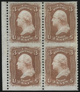 Sale 968, Lot 117, 1868 Regular-Production Grilled Issue (F Grill, Scott 92-100)