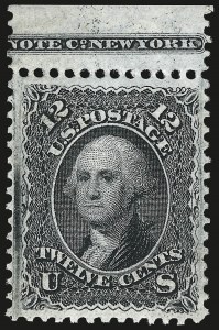 Sale 968, Lot 122, 1868 Regular-Production Grilled Issue (F Grill, Scott 92-100)