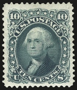Sale 968, Lot 135, 1875 Re-Issue of 1861-66 Issue (Scott 102-111), including blocks of four