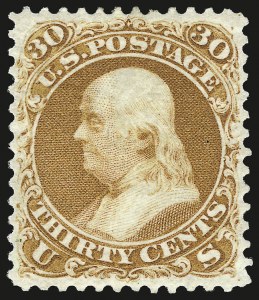 Sale 968, Lot 139, 1875 Re-Issue of 1861-66 Issue (Scott 102-111), including blocks of four