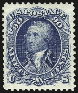 Sale 968, Lot 140, 1875 Re-Issue of 1861-66 Issue (Scott 102-111), including blocks of four