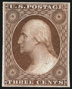 Sale Number 968, Lot Number 16, 1851-56 Issue (Scott 5-17)