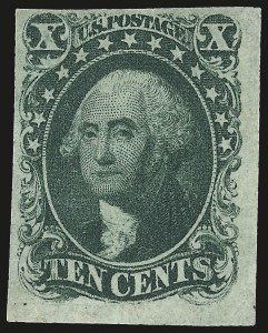 Sale 968, Lot 20, 1851-56 Issue (Scott 5-17)