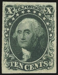 Sale 968, Lot 21, 1851-56 Issue (Scott 5-17)