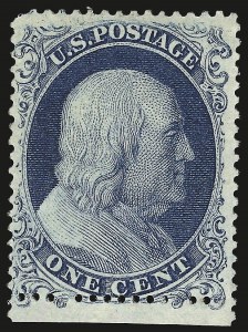 Sale 968, Lot 25, 1857-60 Issue (Scott 18-39)
