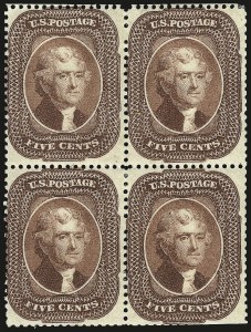 Sale 968, Lot 36, 1857-60 Issue (Scott 18-39)