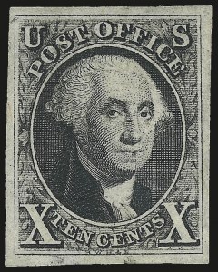 Sale 968, Lot 4, 1847 Issue (Scott 1-2)