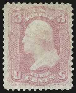 Sale 968, Lot 72, 1861-66 Issue (Scott 63-72)
