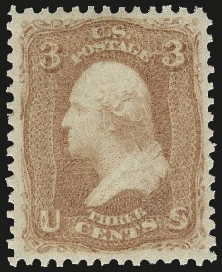 Sale 968, Lot 74, 1861-66 Issue (Scott 63-72)