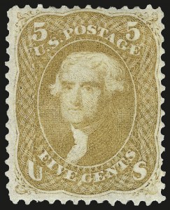 Sale 968, Lot 82, 1861-66 Issue (Scott 63-72)