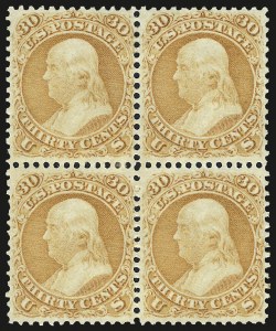 Sale 968, Lot 91, 1861-66 Issue (Scott 63-72)