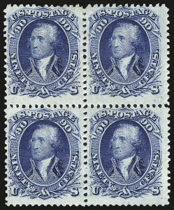 Sale 968, Lot 93, 1861-66 Issue (Scott 63-72)
