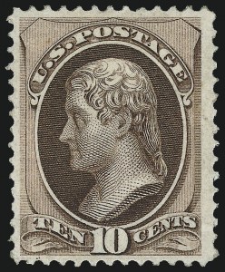 Sale 968A, Lot 179, 1870 National Bank Note Co. Grilled Issue (Scott 134-144)