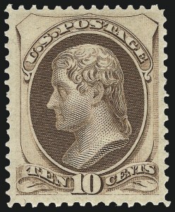 Sale 968A, Lot 188, 1870 National Bank Note Co. Ungrilled Issue (Scott 145-155)