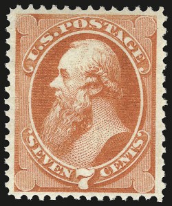 Sale 968A, Lot 197, 1873 Continental Bank Note Co. Issue (Scott 156-166)