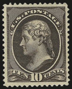 Sale 968A, Lot 250, 1881-88 American Bank Note Co. Issues (Scott 205-218)