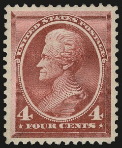 Sale 968A, Lot 256, 1881-88 American Bank Note Co. Issues (Scott 205-218)