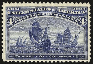 Sale 968A, Lot 279, 1893 Columbian Issue (Scott 230-245)