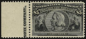 Sale 968A, Lot 294, 1893 Columbian Issue (Scott 230-245)