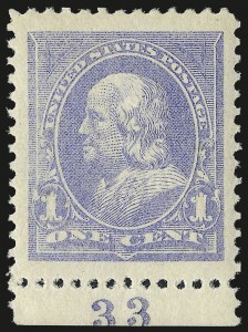 Sale 968A, Lot 295, 1894 Unwatermarked Bureau Issue (Scott 246-263)