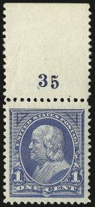 Sale 968A, Lot 296, 1894 Unwatermarked Bureau Issue (Scott 246-263)