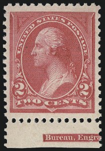 Sale 968A, Lot 299, 1894 Unwatermarked Bureau Issue (Scott 246-263)