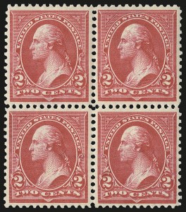 Sale 968A, Lot 318, 1895-98 Watermarked Bureau Issue (Scott 264-278)