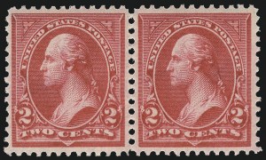 Sale 968A, Lot 319, 1895-98 Watermarked Bureau Issue (Scott 264-278)