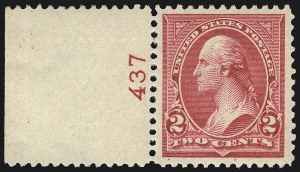 Sale 968A, Lot 320, 1895-98 Watermarked Bureau Issue (Scott 264-278)