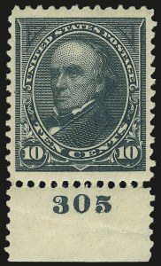 Sale 968A, Lot 328, 1895-98 Watermarked Bureau Issue (Scott 264-278)