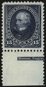 Sale 968A, Lot 329, 1895-98 Watermarked Bureau Issue (Scott 264-278)