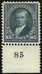 Sale 968A, Lot 337, 1895-98 Watermarked Bureau Issue (Scott 264-278)