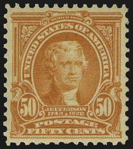 Sale 968B, Lot 382, 1902-08 Issue (Scott 300-314)